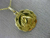 ESTATE 18KT YELLOW GOLD 3D HANDCRAFTED ITALIAN RELIGIOUS METAL PENDANT #26083