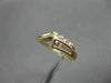 ANTIQUE .35CT BAGUETTE & ROUND DIAMOND 14K YELLOW GOLD ABSTRACT PINKY RING 22473