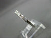 ESTATE .63CT DIAMOND 14KT WHITE GOLD 9 STONE CLASSIC ANNIVERSARY RING 2mm #20132