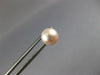 ESTATE AAA 6mm PINK SOUTH SEA PEARL 14K YELLOW GOLD CLASSIC STUD EARRINGS #ELV64