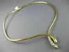 ESTATE .70CT DIAMOND 18K YELLOW GOLD CLASSIC JOURNEY BAMBOO LINK NECKLACE #21243