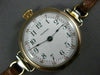 ANTIQUE LARGE WALTHAM 14KT YELLOW GOLD 3D POCKET WRIST WATCH #26601
