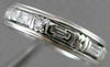 ANTIQUE .83CTW DIAMOND FILIGREE ETERNITY WEDDING PLATINUM ANNIVERSARY RING #3290