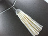 EXTRA LARGE & LONG .51CT DIAMOND & AAA SOUTH SEA PEARL 18KT WHITE GOLD NECKLACE