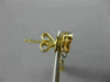 ESTATE 2.06CT WHITE & FANCY YELLOW DIAMOND 18K TWO TONE GOLD 3D HANGING EARRINGS