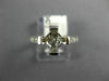 ESTATE WIDE .30CT DIAMOND 14K WHITE GOLD ROUND SEMI MOUNT ENGAGEMENT RING #19868
