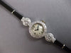 ANTIQUE LARGE TIFFANY & CO 2.60CT DIAMOND PLATINUM CIRCULAR LADY'S WATCH #28052