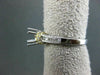 ESTATE WIDE .68CT DIAMOND 14KT TWO TONE SEMI MOUNT ROUND ENGAGEMENT RING #22403