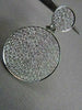 ANTIQUE LARGE 7.15CT HANGING CIRCULAR 18KT DIAMOND EARRINGS ONE OF A KIND!!!!!!!