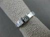 ESTATE 1.30CT PRINCESS DIAMOND 14KT WHITE GOLD 3D 5 STONE ANNIVERSARY RING #1173