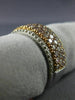 ESTATE WIDE 1.37CT WHITE & PINK DIAMOND 18KT WHITE & ROSE GOLD ANNIVERSARY RING