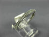 ESTATE .28CT DIAMOND 14KT WHITE GOLD 3D 3/4 ETERNITY FILIGREE ANNIVERSARY RING