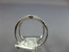 ESTATE LARGE .71CT DIAMOND 18KT WHITE GOLD 3D DOUBLE ANCHOR FUN RING