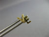 ESTATE .07CT DIAMOND 14KT YELLOW GOLD 3D CLASSIC LOVE STUD EARRINGS