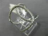 ESTATE LARGE .45CT DIAMOND 14KT WHITE GOLD 3D INFINITY DOUBLE OVAL LOVE RING