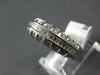ESTATE 1.18CT DIAMOND 14KT WHITE GOLD CLASSIC ROUND & BAGUETTE ANNIVERSARY RING