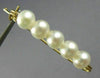 ESTATE AAA SOUTH SEA PEARL 14KT YELLOW GOLD 3D CLASSIC SAFETY PIN #MILANO30