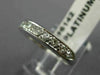 ANTIQUE .50CT OLD MINE DIAMOND PLATINUM CLASSIC WEDDING ANNIVERSARY RING #6142