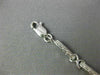 ESTATE .66CT DIAMOND 14K WHITE GOLD SQUARE MILGRAIN TOGGLE LOVE BRACELET #22450