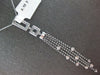 LARGE .52CT DIAMOND 18KT WHITE GOLD RECTANGULAR CHANDELIER BY THE YARD PENDANT
