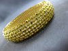 ESTATE LARGE 22KT YELLOW GOLD 3D FILIGREE ETERNITY CUFF BANGLE BRACELET #28210