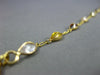 ESTATE 5.0CT AAA MULTI COLOR SAPPHIRE 14KT YELLOW GOLD MARQUISE SHAPE BRACELET