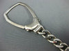 ESTATE LARGE 925 SILVER 3D CLASSIC RECTANGULAR ENGRAVEABLE KEYCHAIN #22928