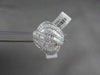 ANTIQUE WIDE 2.15CT DIAMOND 18KT WHITE GOLD FILIGREE MULTI ROW ANNIVERSARY RING