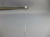LONG .14CT DIAMOND 14KT WHITE GOLD 3D GEOMETRICAL CAHIN BAR FUN HANGING EARRINGS