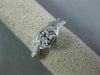ESTATE .50CT ROUND DIAMOND 14K WHITE GOLD 3D TWO STONE ROUND INFINITY LOVE RING
