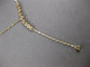 .49CT DIAMOND 14KT YELLOW GOLD GRADUATING JOURNEY SOLITAIRE LARIAT FUN NECKLACE