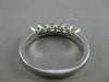 ESTATE 1.0CT PRINCESS DIAMOND 14K WHITE GOLD SHARE WEDDING ANNIVERSARY RING 1336