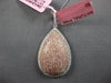 EXTRA LARGE 1.95CT WHITE & PINK DIAMOND 18KT WHITE & ROSE GOLD TEAR DROP PENDANT