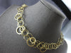 ESTATE 14KT YELLOW GOLD 3D MULTI CIRCULAR DOUBLE STRAND FUN LOVE NECKLACE #27921