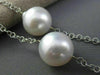 ESTATE EXTRA LONG 14K WHITE GOLD AAA SOUTH SEA PEARL FLOWER BY THE YARD NECKLACE