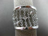 ESTATE WIDE .16CT DIAMOND 14KT WHITE GOLD DIAMOND BY THE YARD FLEXIBLE LOVE RING