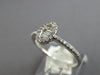 ESTATE .20CT DIAMOND 14KT WHITE GOLD ROUND & BAGUETTE OVAL FRIENDSHIP LOVE RING