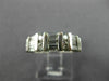 ESTATE 1CT ROUND & BAGUETTE DIAMOND 14KT WHITE GOLD 3D ANNIVERSARY RING #21536