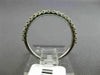 ESTATE .34CT DIAMOND 14KT WHITE GOLD 3D SEMI ETERNITY WEDDING ANNIVERSARY RING