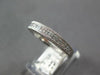 1.15CT DIAMOND 18K WHITE GOLD 3D ROUND & PRINCESS SEMI ETERNITY ANNIVERSARY RING