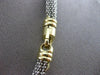ESTATE 14KT WHITE & YELLOW GOLD MULTI STRANDED NECKLACE WITH LOBSTER LOCK #775
