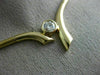 ESTATE .40CT DIAMOND 14KT GOLD 3D SOLITAIRE FANCY LOVE EMBRACE NECKLACE #14981