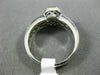 ESTATE 1.33CT DIAMOND 18KT WHITE GOLD 3D CLUSTER OCTAGON FRIENDSHIP PROMISE RING