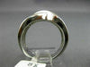 ESTATE LARGE 1.0CT DIAMOND 14KT WHITE GOLD 3D CRISS CROSS MULTI ROW V SHAPE RING