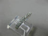 ESTATE .25CT DIAMOND 18KT WHITE GOLD 3D FILIGREE SEMI ETERNITY ANNIVERSARY RING