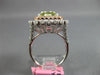 ESTATE EXTRA LARGE 18KT WHITE AND ROSE GOLD ENGAGEMENT RING