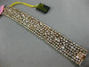 GIA WIDE & LONG 33.81CT PINK DIAMOND 18K ROSE GOLD 3D MULTI ROW TENNIS BRACELET