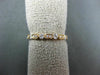 ESTATE .58CT DIAMOND 18KT ROSE GOLD ETERNITY FILIGREE MILGRAIN ANNIVERSARY RING