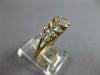 ESTATE WIDE 1.0CT DIAMOND 14KT YELLOW GOLD 3D MARQUISE 7 STONE ANNIVERSARY RING