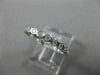 ESTATE .46CT DIAMOND 14KT WHITE GOLD 3D BEZEL ETERNITY WEDDING ANNIVERSARY RING